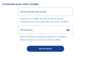 Connexion à votre compte CPF