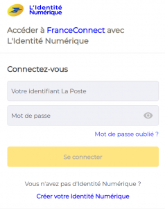 Connexion avec L'Identité Numérique