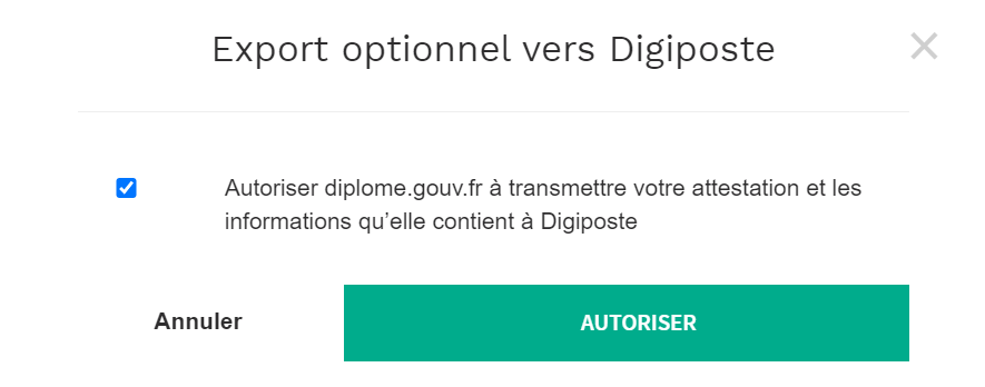 Export Digiposte