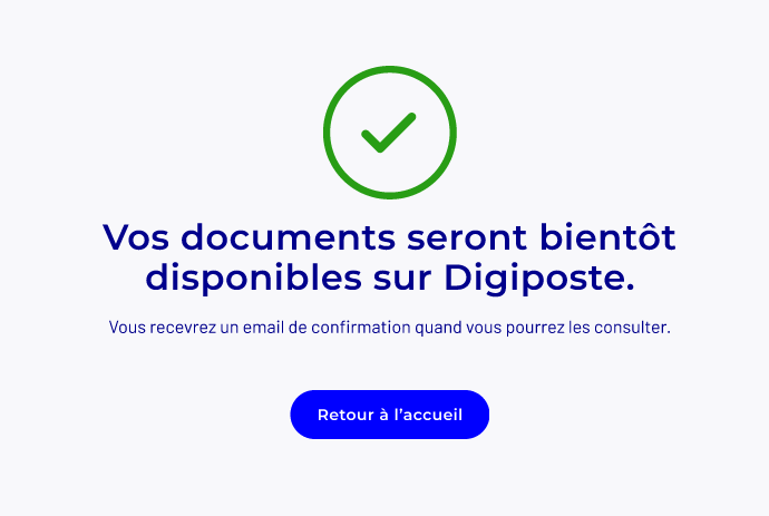 Fichiers sur Digiposte