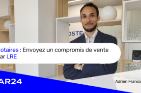 Notaires : Envoyez un compromis de vente par LRE